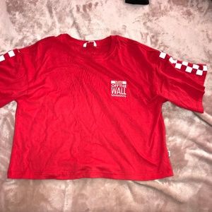 Vans cropped t shirt